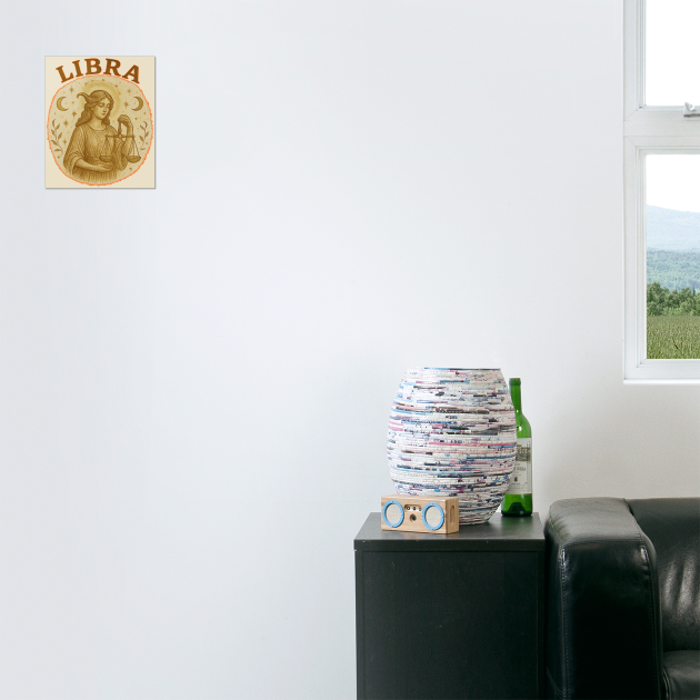 Libra Star Sign of the Zodiac by Stylecombinator